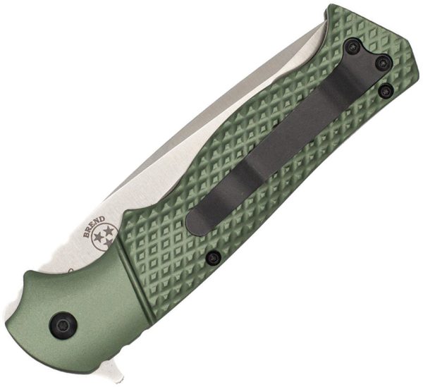 Cobratec Vandal Linerlock Assisted Opening Sage Folding Knife