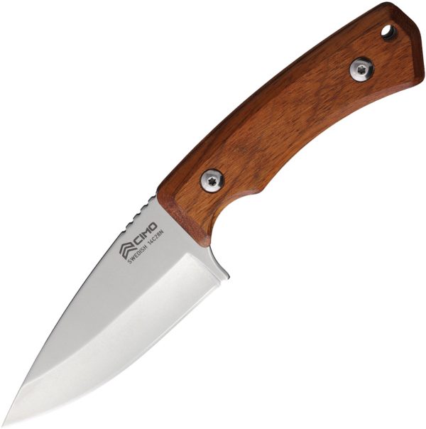 CIMO Braba III Fixed Blade Knife 3.75" Satin 14C28N Sandvik