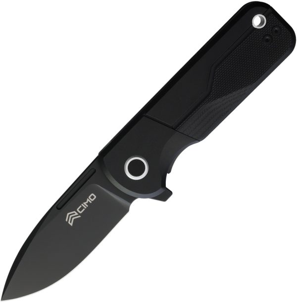 CCMHRSGTFEC CIMO HydroSight Linerlock 2.75" Black Folding Knife