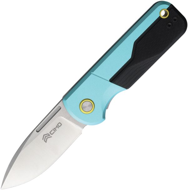 CIMO HydroSight Linerlock Pulse 2.75" Teal Folding Knife