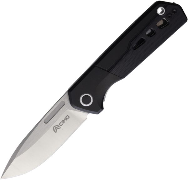 CIMO HydroStride Linerlock Eclipse 3.25" Black Folding Knife