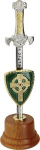 Art Gladius Celt Mini Sword And Shield With Display Stand