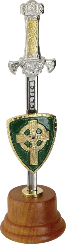 Art Gladius Celt Mini Sword And Shield With Display Stand