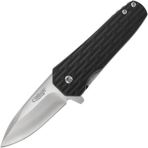 CM19388 Camillus Wedge Folding Knife 2.25" Satin 420 Linerlock Black