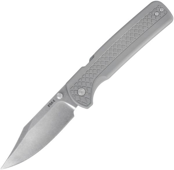 Cold Steel FM-I Atlas Lock Clip Point Folding Knife Gray Titanium