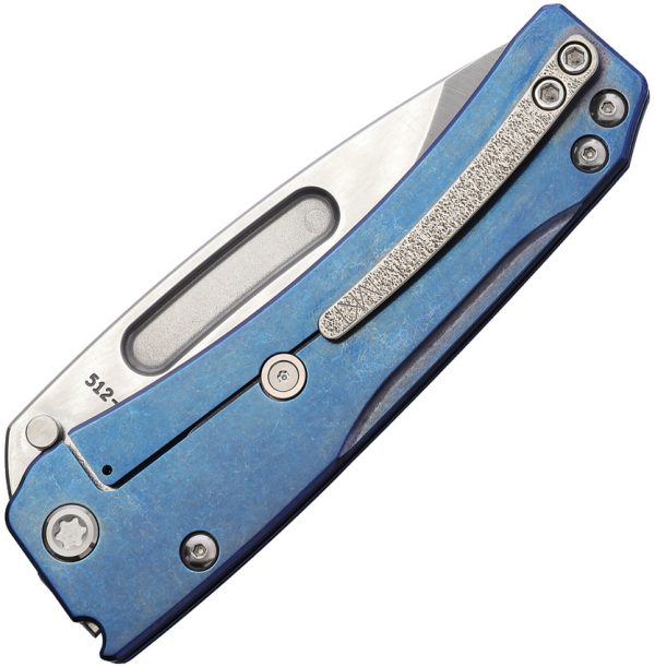 Medford Slim Midi Framelock 3.5" S35VN Blue Titanium