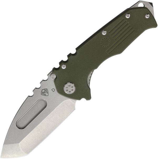 Medford Scout MP D2 Tumbled Folding Knife OD Green Framelock