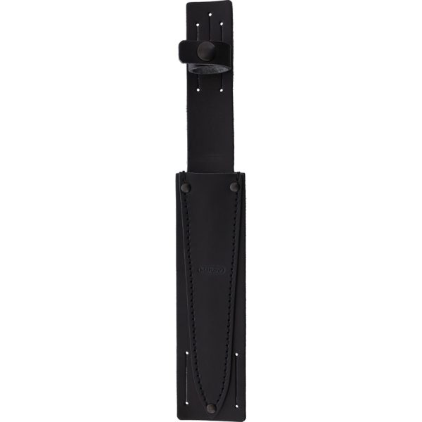 MIK123182_2 Mikov Commando Dagger Fixed Blade Knife 6.5" Black w/ Sheath