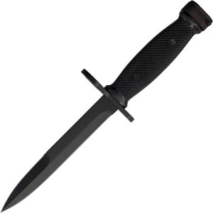Ontario M7 Combat Knife Black D2 Steel w/ OD Green Sheath