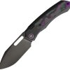 REMETTE Orca Button Framelock Folding Knife Jazzy Camo Carbon Fiber 3.38" M390