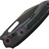 REMETTE Orca Button Framelock Folding Knife Jazzy Camo Carbon Fiber 3.38" M390