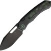 Remette Orca Button Framelock Folding Knife Kelp Bed Carbon Fiber M390