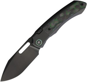 Remette Orca Button Framelock Folding Knife Kelp Bed Carbon Fiber M390