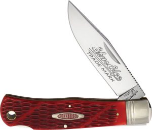 Robeson Tracker Lockback 3.5" Red Bone Folding Knife