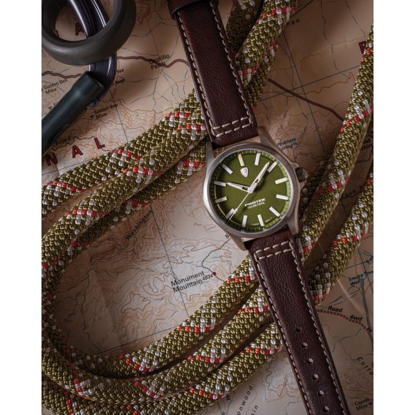 ProTek Field 3000 Series Green Titanium Watch 40mm